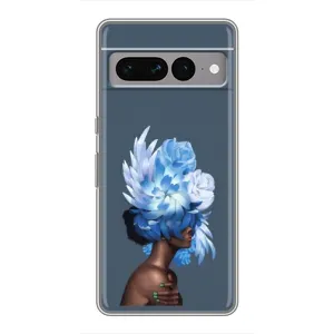 Чехлы (ART) Цветы на Google Pixel 7 Pro (VPrint) (Цветы на голове)