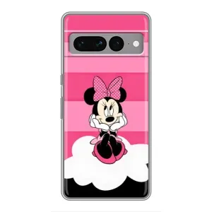 Міккі Маус чохол для Google Pixel 7 Pro (AlphaPrint - Мультяшні) (Дівчинка Maus)