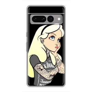 Чехол с печатью для Google Pixel 7 Pro - (Мода) (AlphaPrint) (Девочка в тату)