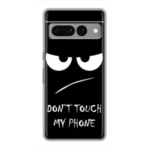 Чехол для Гугл Пиксель 7 Про - (AlphaPrint) с печатью (ТОП продаж) (Dont Touch)