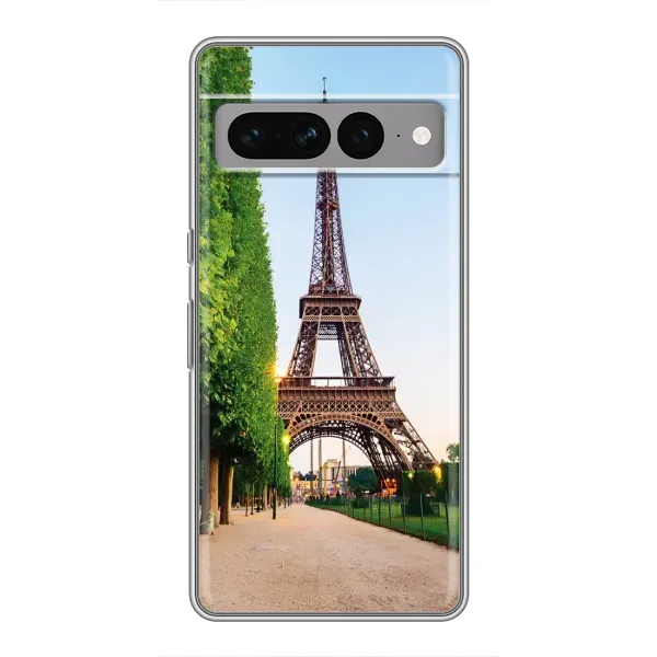 Чехол с принтом «Дорога в Париж» для Google Pixel 7 Pro