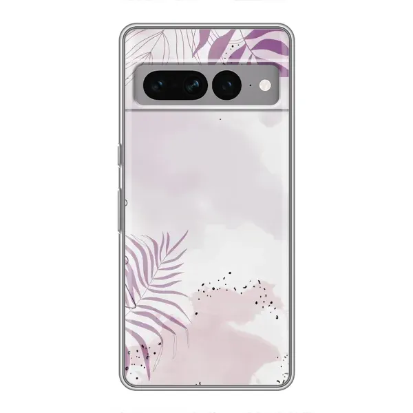Чехол с принтом «Фиолетовые листья» для Google Pixel 7 Pro