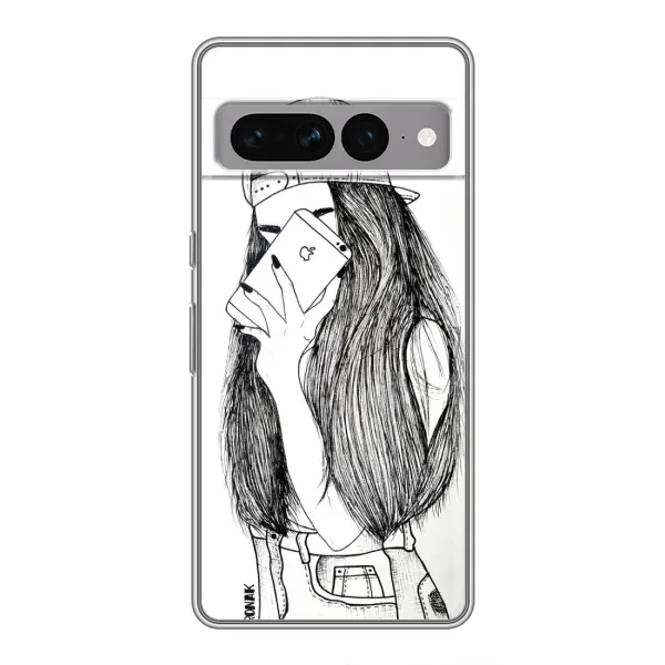 Чехол с принтом «Фото девочки» для Google Pixel 7 Pro