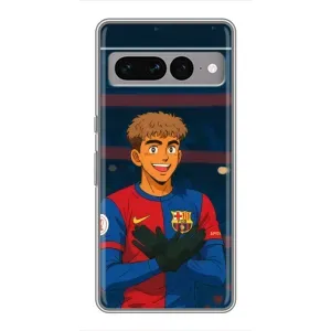 Чехол с футболистом Ламин Ямаль Google Pixel 7 Pro (Футболист Ямаль)