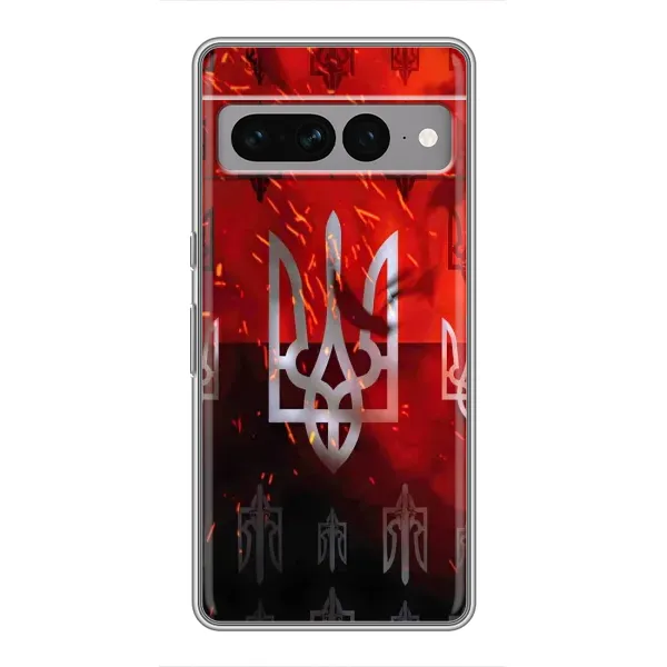 Чохол з принтом «ГЕРБ УПА» для Google Pixel 7 Pro