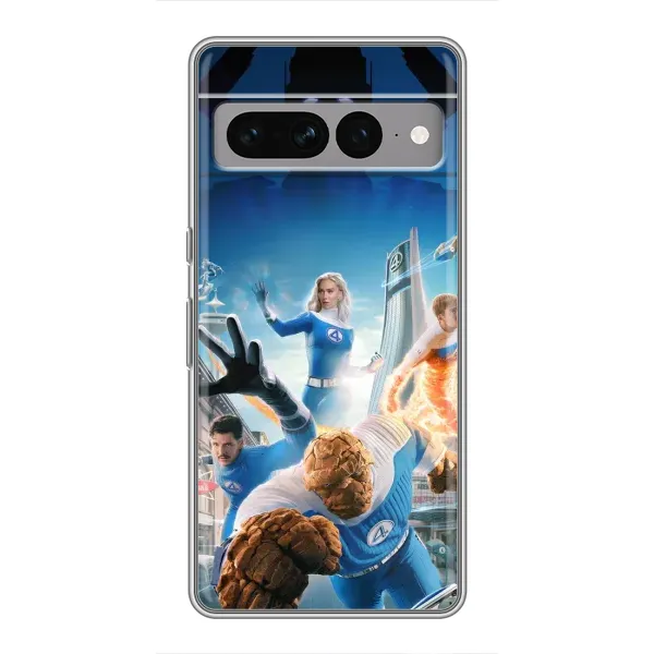 Чохол з принтом «Герої Фантастична Четвірка» для Google Pixel 7 Pro