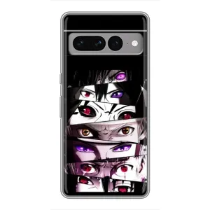 Чехлы Персонажи Аниме Наруто для Google Pixel 7 Pro (AlphaPrint) (Глаза Anime)
