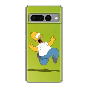 Чjхол з Сімпсонами для Google Pixel 7 Pro (VPrint) (Гомер Сімпсон)