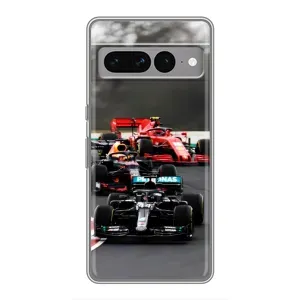 Чехол с принтом «Гонка Формула 1» для Google Pixel 7 Pro