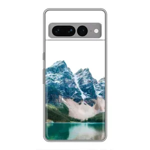 Силиконовый чехол с КАРТИНКАМИ лето для Google Pixel 7 Pro (AlphaPrint) (Гори)