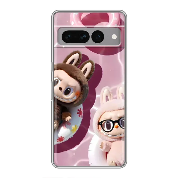 Чехол с принтом «Игрушка Лабубу» для Google Pixel 7 Pro