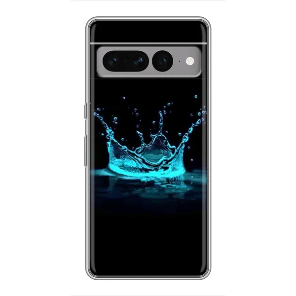Чехол с принтом «Капля короны» для Google Pixel 7 Pro Чехол с принтом «Капля короны» для Google Pixel 7 Pro