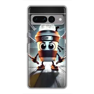 Чехол с мемом Тралалело тралала на Google Pixel 7 Pro (Капучино асасино)