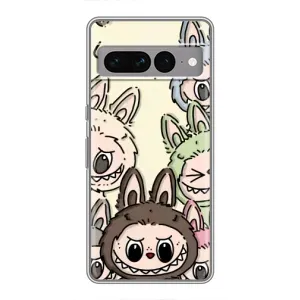 Чехол с Лабубу на Google Pixel 7 Pro (Золотая обезьяна Bored Ape)