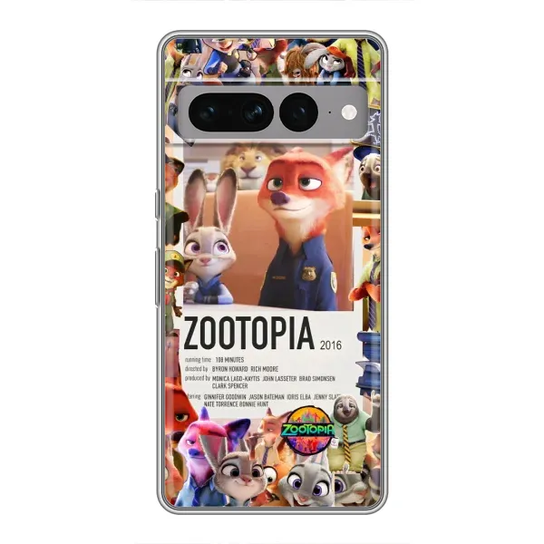 Чехол с принтом «Постер Зверополис» для Google Pixel 7 Pro