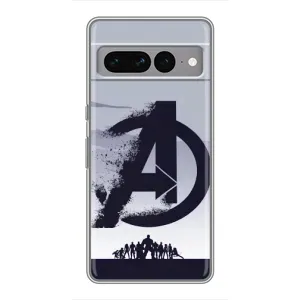 Чехлы с героями Марвел Google Pixel 7 Pro (VPrint) (Команда А)
