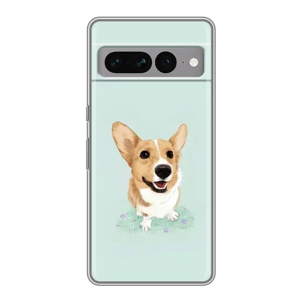 Чехол с принтом «Корги» для Google Pixel 7 Pro