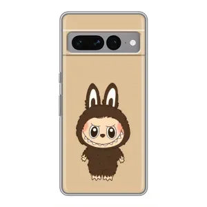Чехол с Лабубу на Google Pixel 7 Pro (Bored Ape в красном)