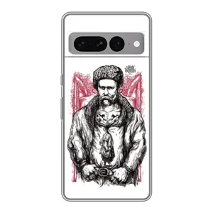 Чехлы для Google Pixel 7 Pro с принтом Тараса Шевченко (AlphaPrint) (Козак Шевченко)