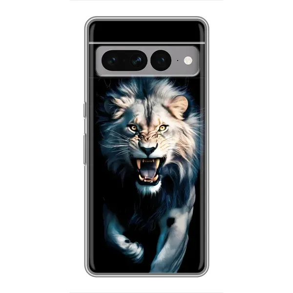 Чехол с принтом «Лев в темноте» для Google Pixel 7 Pro