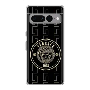 Чехлы VERSACE для Гугл Пиксель 7 Про (PREMIUMPrint) (Лого Версаче)