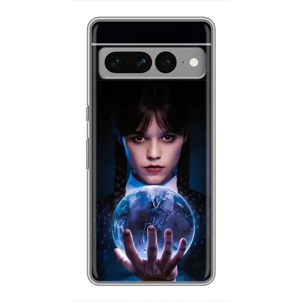 Чехол с принтом «Магическая сфера Уэнздей» для Google Pixel 7 Pro