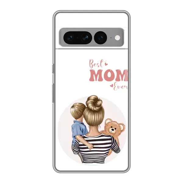 Чехол с принтом «Мама и сын» для Google Pixel 7 Pro Чехол с принтом «Мама и сын» для Google Pixel 7 Pro