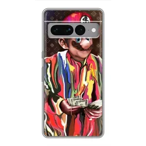 Брендновые Чехлы для Google Pixel 7 Pro - (PREMIUMPrint) (Mario LV)