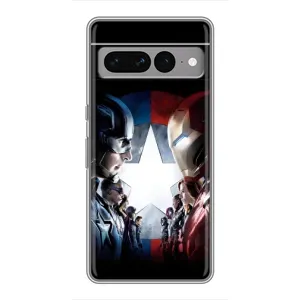 Чехлы с героями Марвел Google Pixel 7 Pro (VPrint) (Марвел стайл)