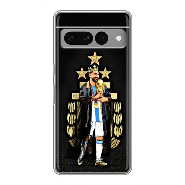 Чехол с принтом «Месси Король» для Google Pixel 7 Pro