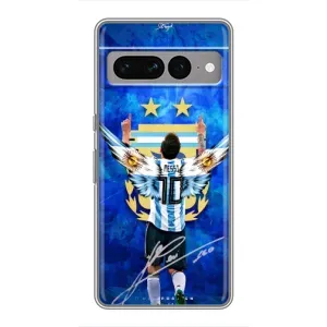 Чехлы для Google Pixel 7 Pro (Leo чемпион) (AlphaPrint) (Месси сборная)