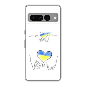 Чехол для Патриота Украины Google Pixel 7 Pro - (AlphaPrint) (Мир Украине)