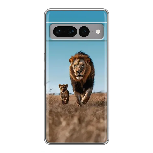 Чехол с принтом «Мусафа и Симба» для Google Pixel 7 Pro
