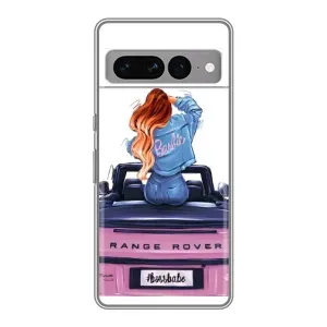 Чехол с печатью для Google Pixel 7 Pro - (Мода) (AlphaPrint) (На машине)