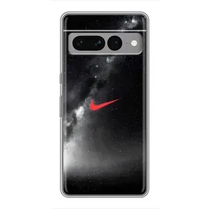 Чехол для Google Pixel 7 Pro - с принтом Найк (AlphaPrint) (Найк красный)