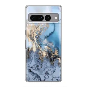 Мраморный чехол на Google Pixel 7 Pro (VPrint) (Нежный мрамор)