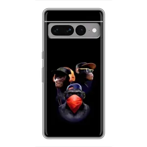 Чехол с Обезьянами Google Pixel 7 Pro - (AlphaPrint)