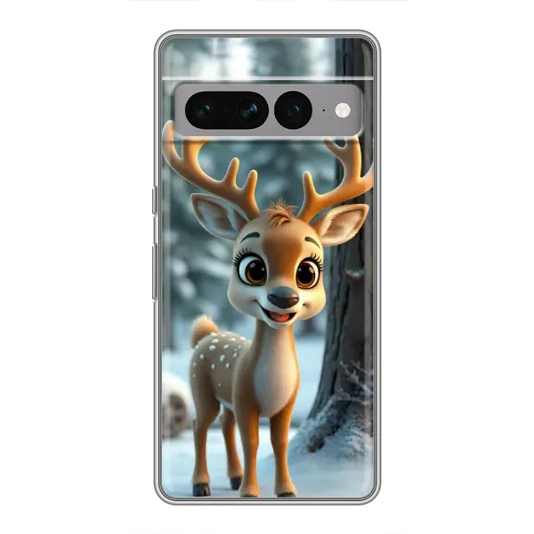 Чехол с принтом «Олененок в лесу» для Google Pixel 7 Pro