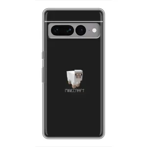 Чехол Майнкрафт на Google Pixel 7 Pro (AlphaPrint) Minecraft (Овечка Майнкрафт)