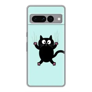 Чехол с принтом «Падающий кот» для Google Pixel 7 Pro