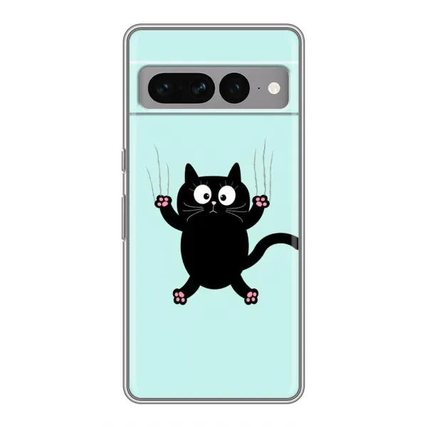 Чехол с принтом «Падающий кот» для Google Pixel 7 Pro