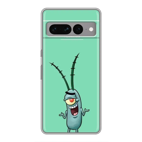 Чехол с принтом «Персонаж Планктон» для Google Pixel 7 Pro