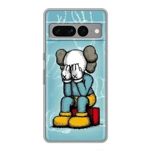 Чехлы для Google Pixel 7 Pro - Bearbrick Louis Vuitton (PREMIUMPrint) (Плач Bearbrick)