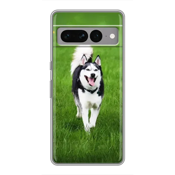 Чохол з принтом «Радісний Хаскі» для Google Pixel 7 Pro