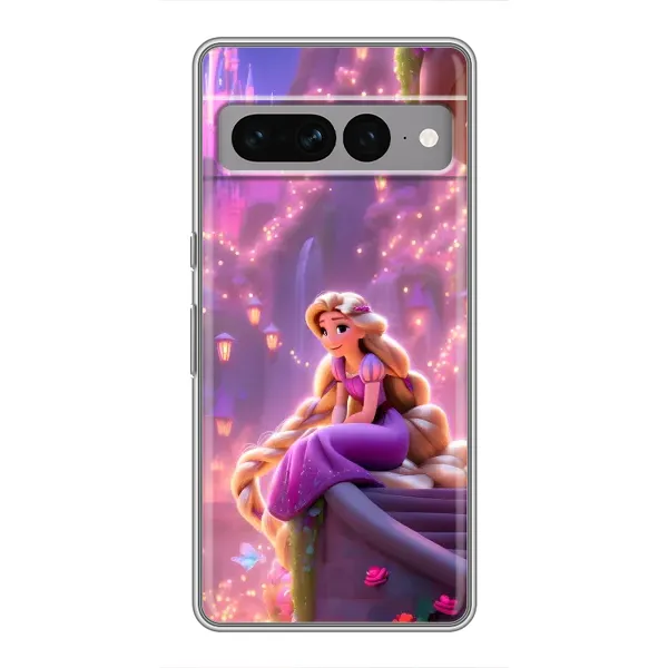 Чехол с принтом «Рапунцель в замке» для Google Pixel 7 Pro