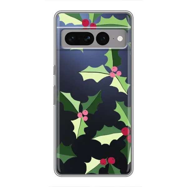 Чехол с принтом «Рождественский фон» для Google Pixel 7 Pro