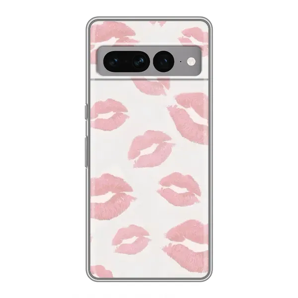 Чехол с принтом «Розовые губы» для Google Pixel 7 Pro
