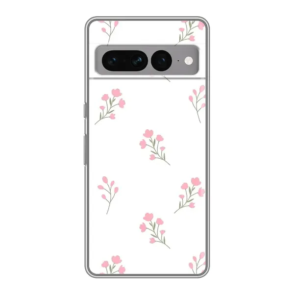 Чехол с принтом «Розовые цветы» для Google Pixel 7 Pro