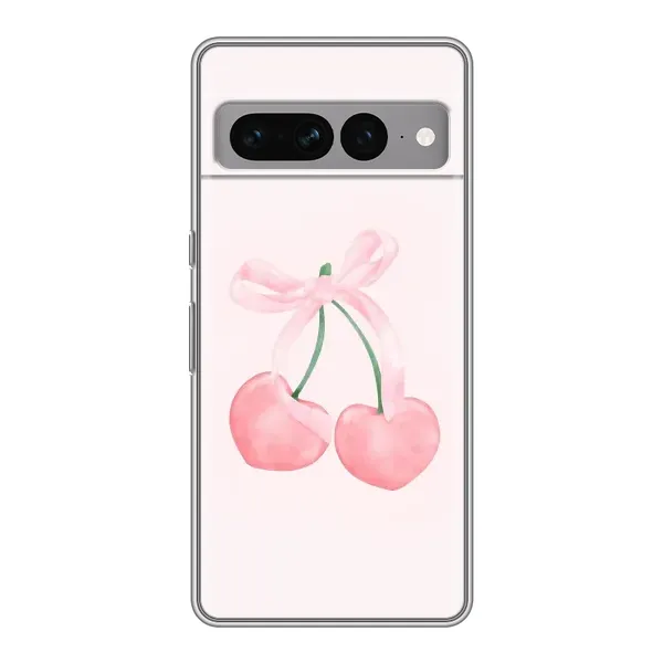 Чехол с принтом «Розовые вишни» для Google Pixel 7 Pro