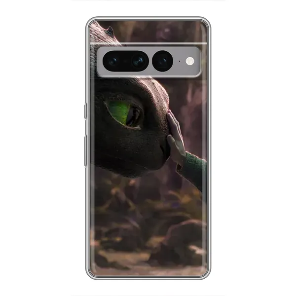 Чохол з принтом «Сцена з драконом» для Google Pixel 7 Pro
